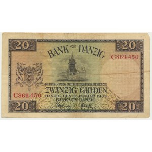 Danzig, 20 Gulden 1932 - C -