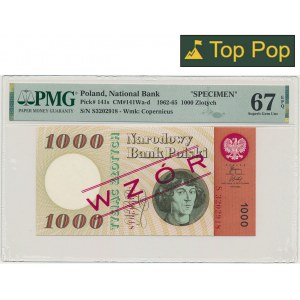 1.000 Gold 1965 - MODELL - S - PMG 67 EPQ
