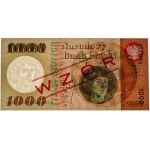 1.000 złotych 1965 - WZÓR - S - PMG 67 EPQ