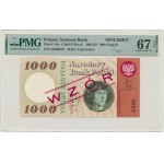 1.000 złotych 1965 - WZÓR - S - PMG 67 EPQ