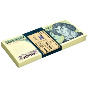Bank parcel, 1,000 zloty 1982 - HW - (100 pieces).