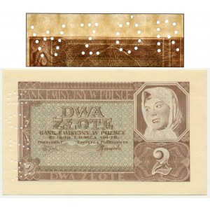 2 Zloty 1940 - MODELL - Perforation