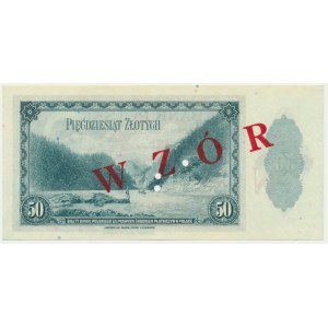 ABNCo, 50 złotych 1939 - WZÓR - 0000000 -