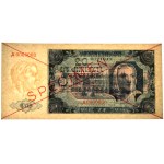 20 zlotých 1948 - SPECIMEN - A 0000000 -