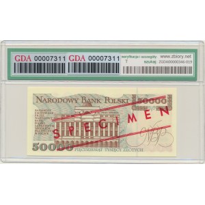 50.000 zl 1993 - MODELL - A 0000000 - Nr.0946 - GDA 66 EPQ