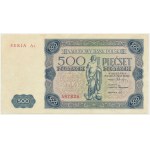 500 złotych 1947 - A2 - Kolekcja Lucow - rzadka seria