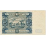 500 złotych 1947 - A2 - Kolekcja Lucow - rzadka seria