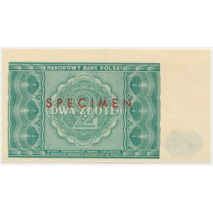 2 Zlato 1946 - SPECIMEN -