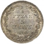 3/4 rubla = 5 złotych Warszawa 1836 MW - NGC MS61