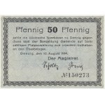 Danzig, 50 Pfennige 1914 - watermark spades - PMG 64 - SCARCE