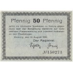 Danzig, 50 fenig 1914 - znw. houby - KRÁSNÝ