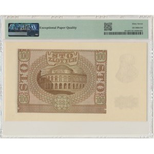 100 zlotých 1940 - B - padělek ZWZ - PMG 67 EPQ