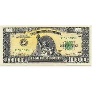 USA, 1 milion dolarów 1988 - oficjalny druk ABNC -