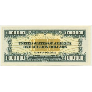 USA, 1 million Dollars 1988 - official ABNC print -