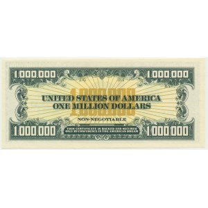 USA, 1 milion dolarów 1988 - oficjalny druk ABNC -