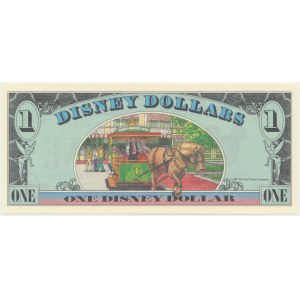 USA, Disney Dollars, $1 1988 - Mickey Mouse -.