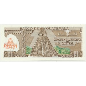 Guatemala, 1/2 quetzala 1982