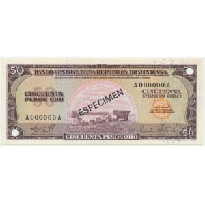 Dominikana, 50 pesos (1975) - WZÓR -