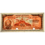 Venezuela, 50 bolivarů (1961-1963) - MODEL -.