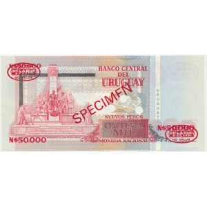 Uruguay, 50.000 Pesos 1989 - SPECIMEN -