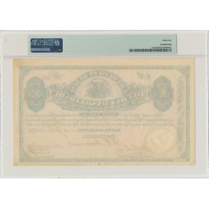 Dominikanische Republik, 10 Pesos 1875 - PMG 55