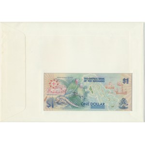 Bahamy, 1 dolar 1992 - Kolumbus - pamětní číslo