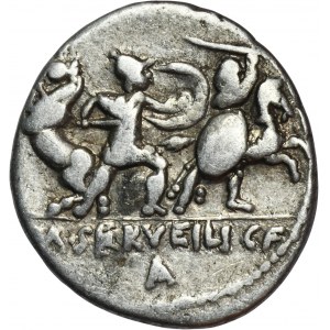 Rímska republika, Servilius, denár
