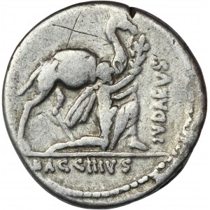 Římská republika, A. Plautius, denár