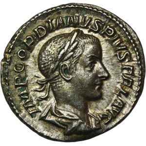 Roman Imperial, Gordian III, Denarius - RARE