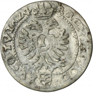 Slezsko, habsburské panství, Ferdinand II, 1 Krajcar Nysa 1624 BZ