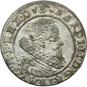 Sliezsko, vláda Habsburgovcov, Ferdinand II, 3 Krajcary Wroclaw 1625 HR - NEPREDĹŽENÉ