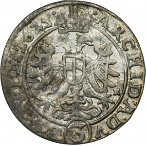 Silesia, Habsburg rule, Ferdinand II, 3 Kreuzer Breslau 1625 HR - UNLISTED