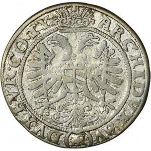 Sliezsko, vláda Habsburgovcov, Ferdinand II, 3 Krajcary Vroclav 1627 HR - Zriedkavé, dátum pod bustou