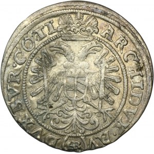 Slezsko, Habsburkové, Ferdinand II, 3 Krajcary Vratislav 1627 HR - Vzácné, datum pod poprsím