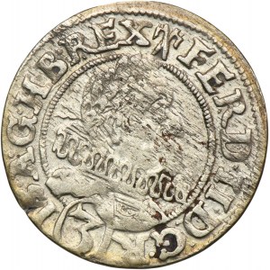 Silesia, Habsburg rule, Ferdinand II, 3 Kreuzer Breslau 1628 HR