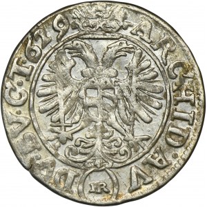 Silesia, Habsburg rule, Ferdinand II, 3 Kreuzer Breslau 1629 HR