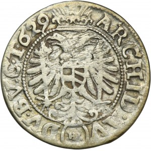 Sliezsko, vláda Habsburgovcov, Ferdinand II, 3 Krajcary Wrocław 1629 HR