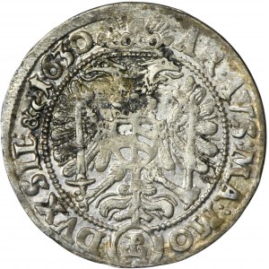 Slezsko, vláda Habsburků, Ferdinand II, 3 Krajcary Wroclaw 1630 PH - ROTH