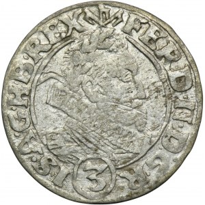 Schlesien, Habsburger Herrschaft, Ferdinand II, 3 Krajcary Wrocław 1631 HR