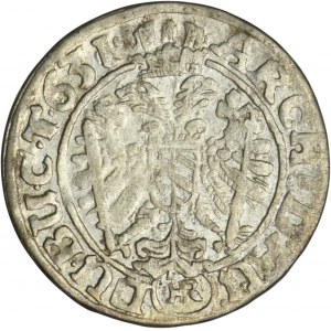 Silesia, Habsburg rule, Ferdinand II, 3 Kreuzer Breslau 1631 HR