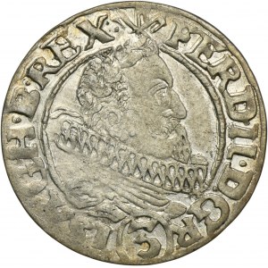 Silesia, Habsburg rule, Ferdinand II, 3 Kreuzer Breslau 1632 HR