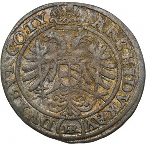 Silesia, Habsburg rule, Ferdinand II, 3 Kreuzer Breslau 1628 HR - RARE, date under the bust