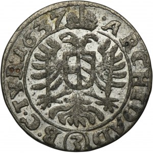 Österreich, Ferdinand III, 3 Krajcars Wien 1637