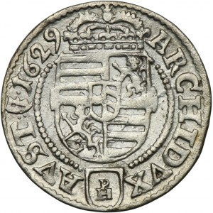 Silesia, Habsburg rule, Ferdinand III, 3 Kreuzer Glatz 1629 PH