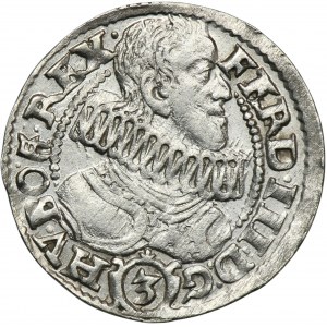 Slezsko, Habsburkové, Ferdinand III, 3 Krajcary Kłodzko 1634 HR