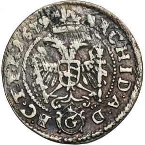Silesia, Habsburg rule, Ferdinand III, 3 Kreuzer Glatz 1639 G