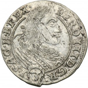 Slezsko, Habsburkové, Ferdinand III, 3 Krajcary Wrocław 1657 GH