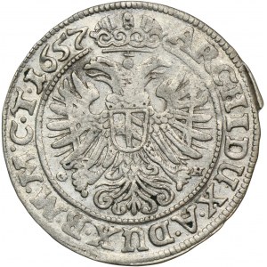 Schlesien, Habsburger Herrschaft, Ferdinand III, 3 Krajcary Wrocław 1657 GH