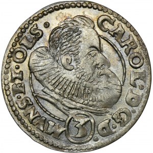 Silesia, Duchy of Münsterberg-Oels, Karl II, 3 Kreuzer Oels 1612