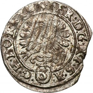 Slezsko, město Vratislav, Ferdinand II, 3 Krajcary Vratislav 1622 HR - RARE